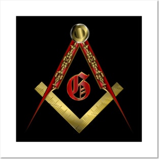 Masonic Square and Compass Posters and Art